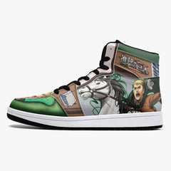 Erwin Smith Shinzou wo Sasageyo Shingeki no Kyojin Mid 1 Basketball Shoes