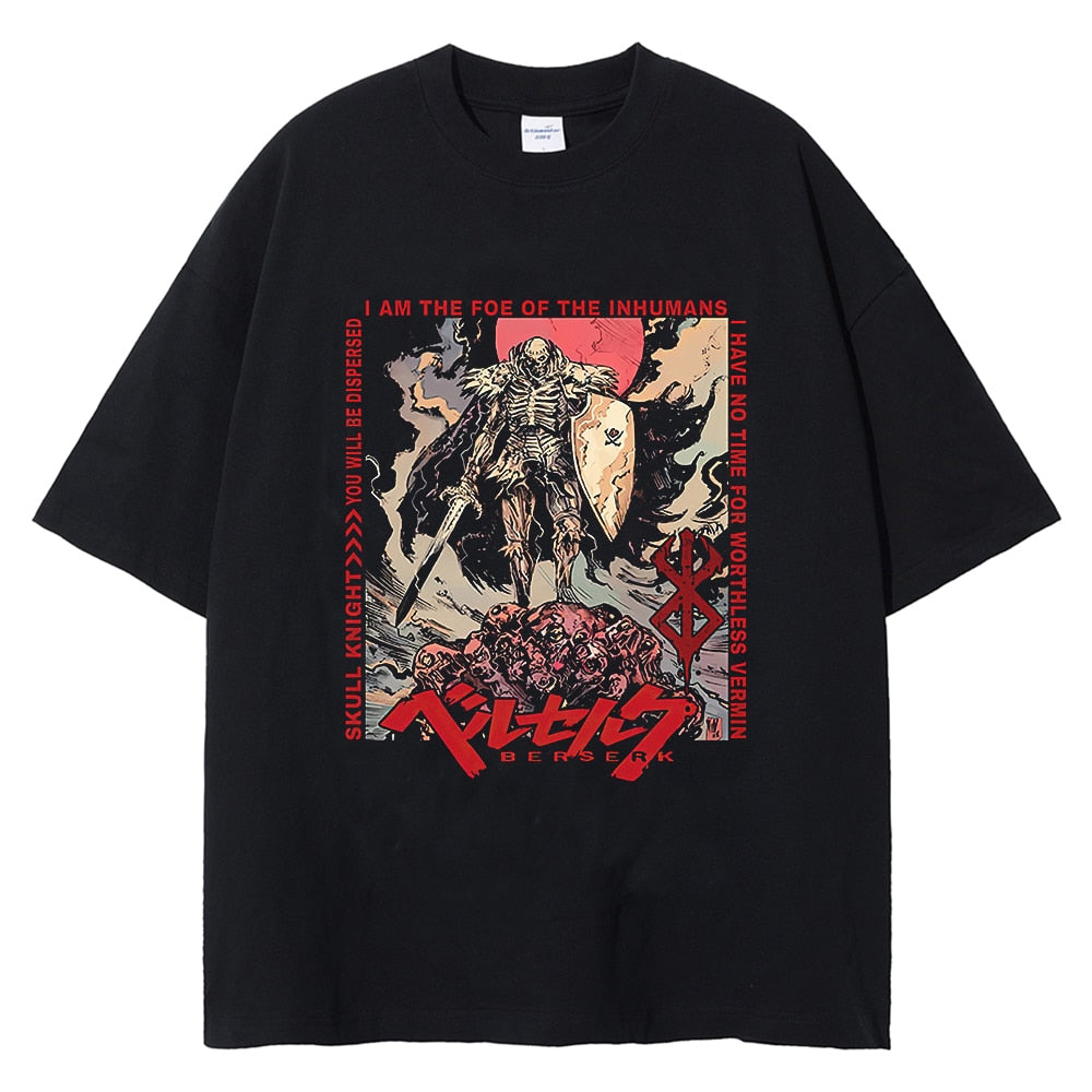 Kurodrip "Skull Knight" Vintage Oversized T Shirt