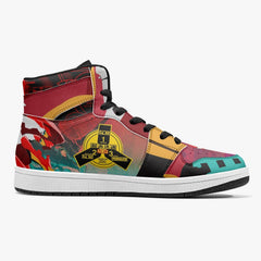 Gendo Ikari Eva Unit 02 Neon Genesis Evangelion Mid 1 Basketball Shoes