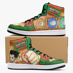 Gon Jajanken Hunter X Hunter Mid 1 Basketball Shoes