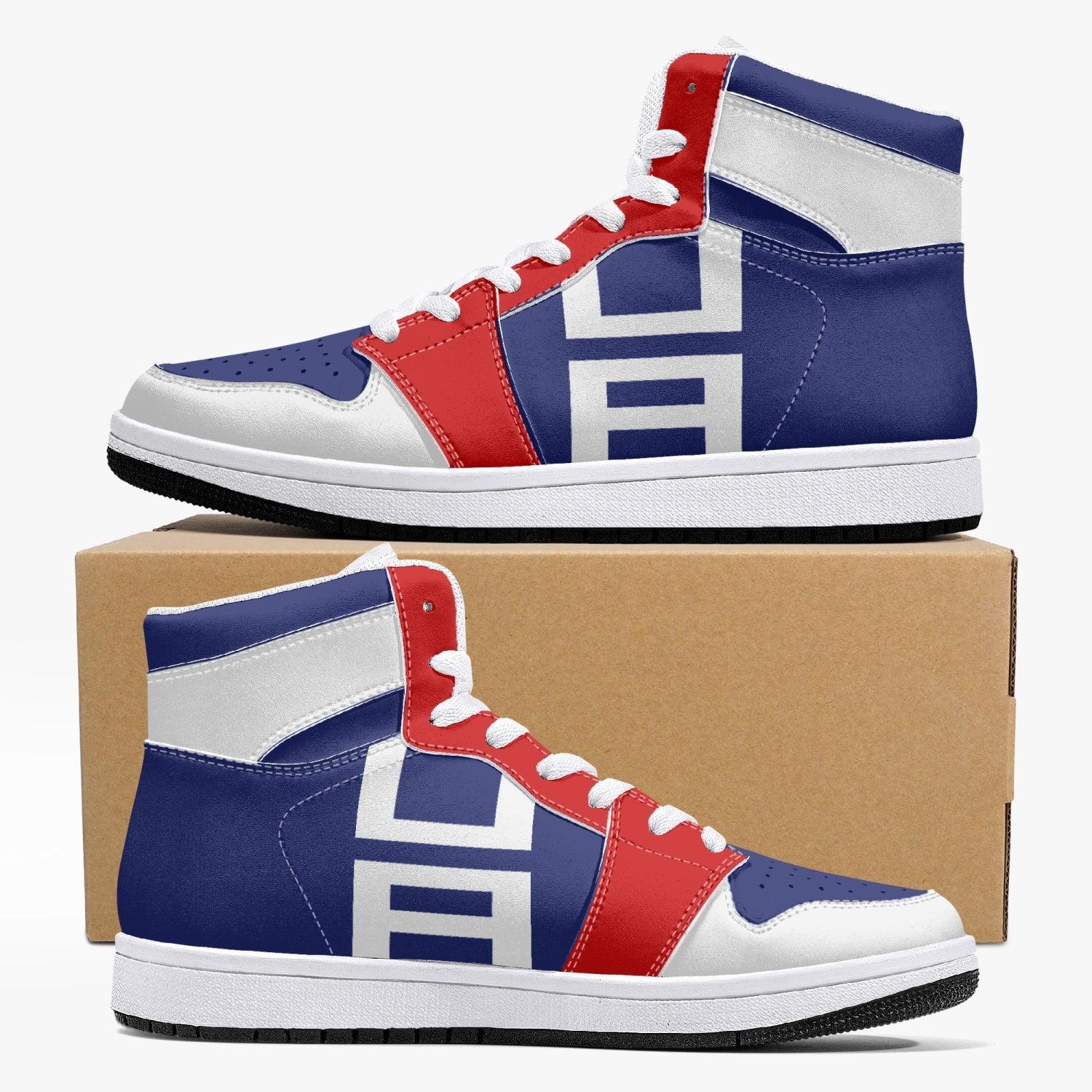 Gym Sports Pattern My Hero Academia Mid 1 Basketball Shoes