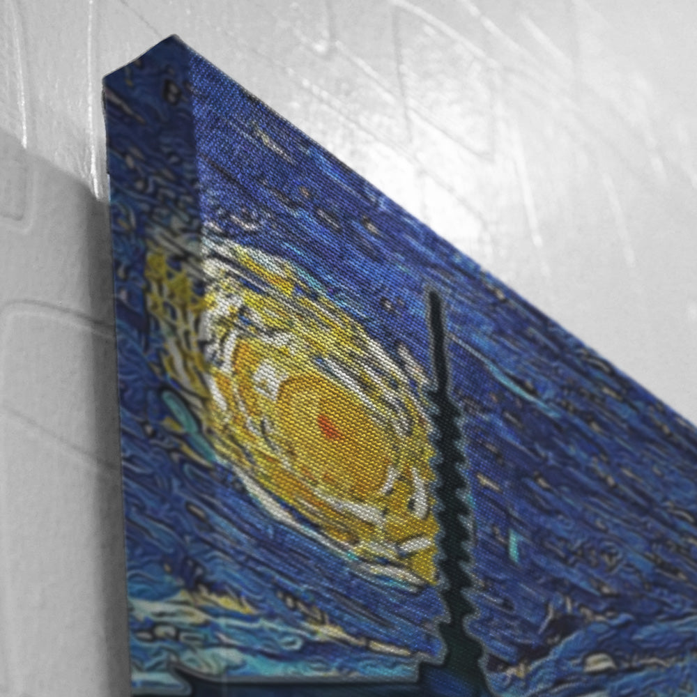 Happy Bonding Gintama Starry Night Canvas Print Wall Art - Kurodrip