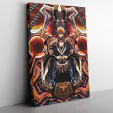 Ichigo True Shikai Bleach Vertical Canvas Print Wall Art - Kurodrip