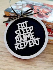 Gift For Anime Lover Anime Demon Slayer Black Christmas Ornament Anime Ornaments - Kurodrip