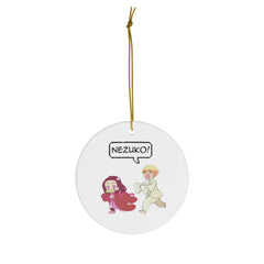 Anime Demon Slayers Characters Zenitsu Nezuko Ornament Anime Ornaments - Kurodrip