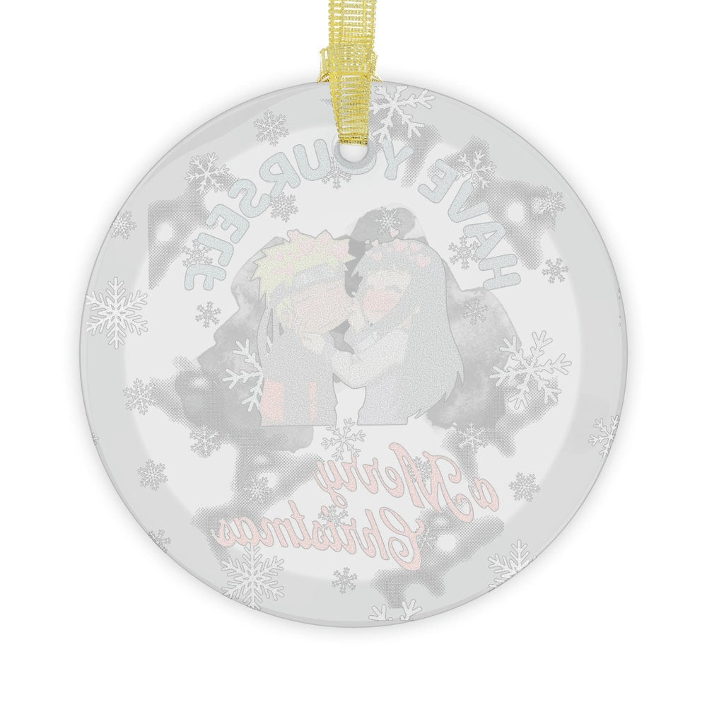 Romantic Anime Couple Glass Naruto Ornament Anime Ornaments - Kurodrip