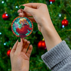 Anime Alchemy Elegance: Dual-Sided Stained Suncatcher Ornament Anime Ornaments - Kurodrip