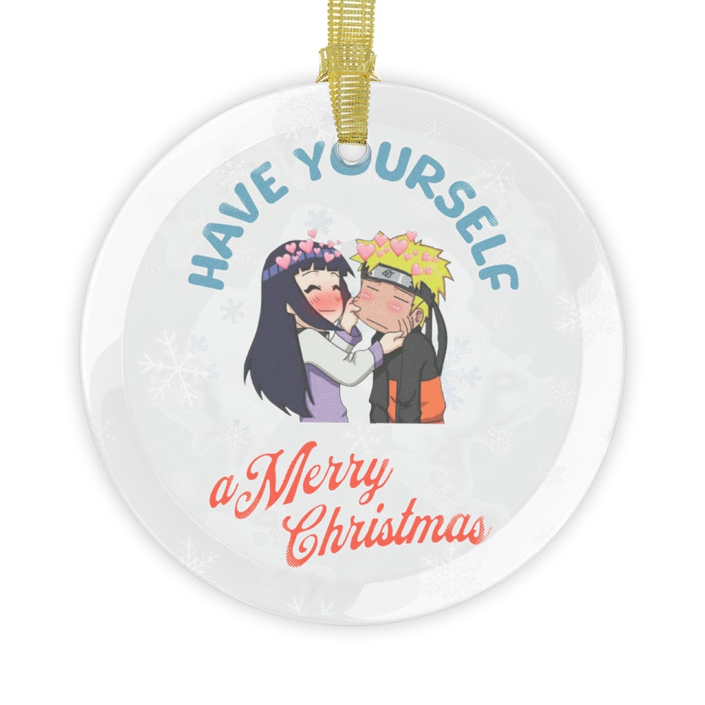 Romantic Anime Couple Glass Naruto Ornament Anime Ornaments - Kurodrip