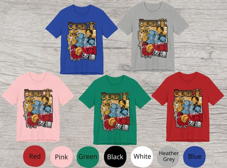Luffy x Two Brother - Onepiece Oversize T Shirt - Kurodrip