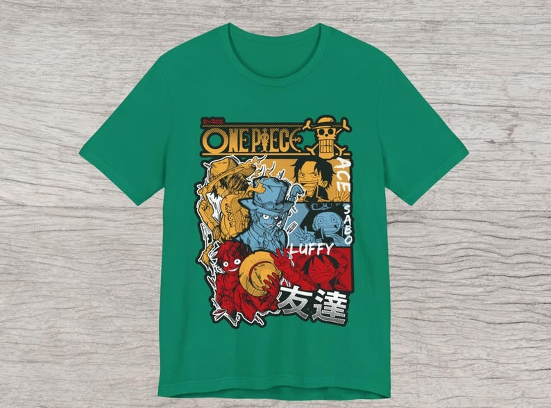 Luffy x Two Brother - Onepiece Oversize T Shirt - Kurodrip