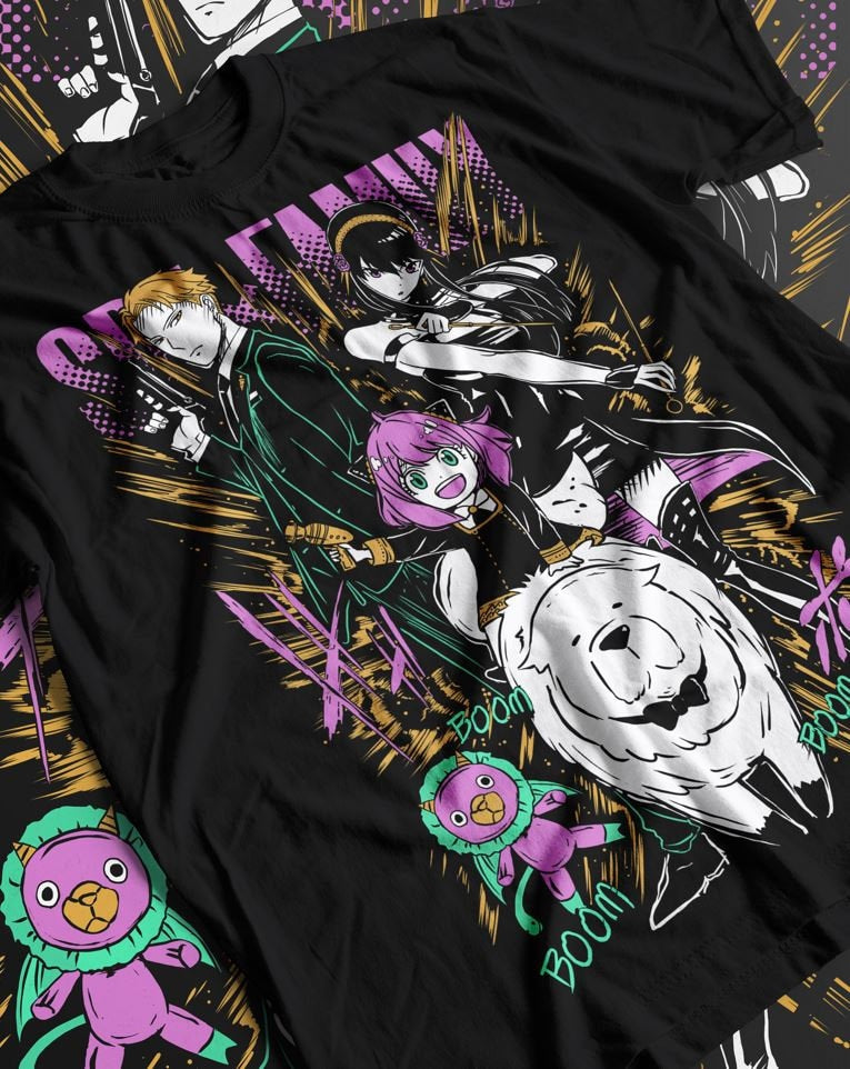 Anime Family T-shirt Unisex, Family Gift, Anime Manga Shirt, Anime Shirt, Graphic Anime Tee, Manga Shirt, Japan