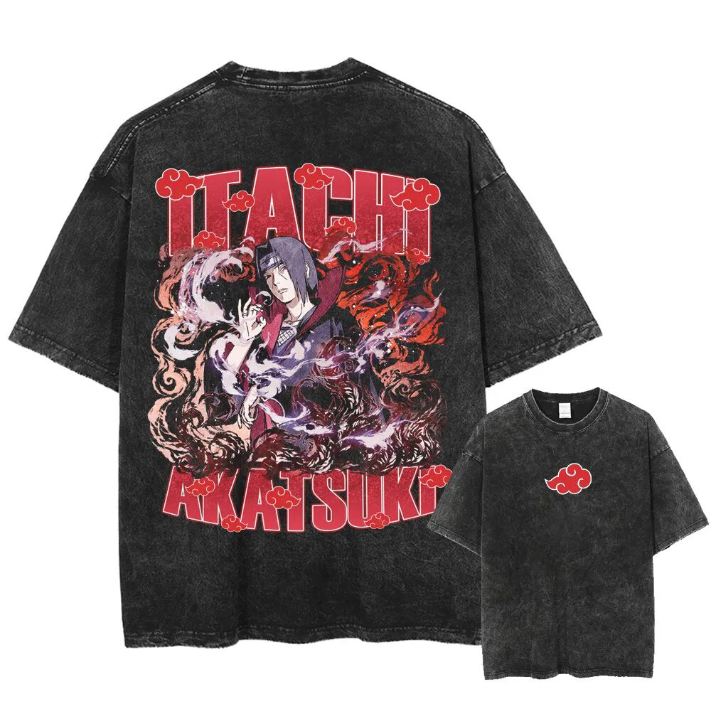 Kurodrip "Crow King" 2-Sided Vintage Oversized T Shirt