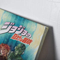 Kakyoin Hierophant Green Jojo's Bizarre Adventure Canvas Print Wall Art - Kurodrip
