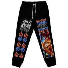 Kyojuro Rengoku vs Akaza Demon Slayer Streetwear Sweatpants