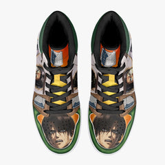 Levi Ackerman Shingeki no Kyojin Mid 1 Basketball Shoes