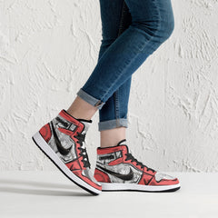 Makima Chainsaw Man Mid 1 Basketball Shoes