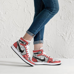 Makima Chainsaw Man Mid 1 Basketball Shoes