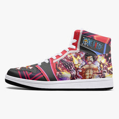 Monkey D. Luffy Gear 4th Snake Man One Piece Mid 1 Basketball Shoes