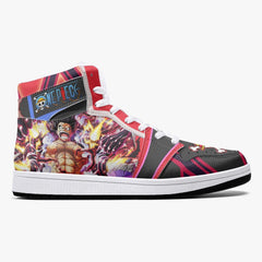 Monkey D. Luffy Gear 4th Snake Man One Piece Mid 1 Basketball Shoes