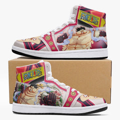 Monkey D. Luffy Gear 4th Tank Man One Piece Mid 1 Basketball Shoes