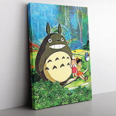 My Neighbor Totoro Studio Ghibli Canvas Print Wall Art - Kurodrip