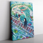 Mythical Spirited Away Studio Ghibli Canvas Print Wall Art - Kurodrip