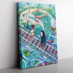 Mythical Spirited Away Studio Ghibli Canvas Print Wall Art - Kurodrip