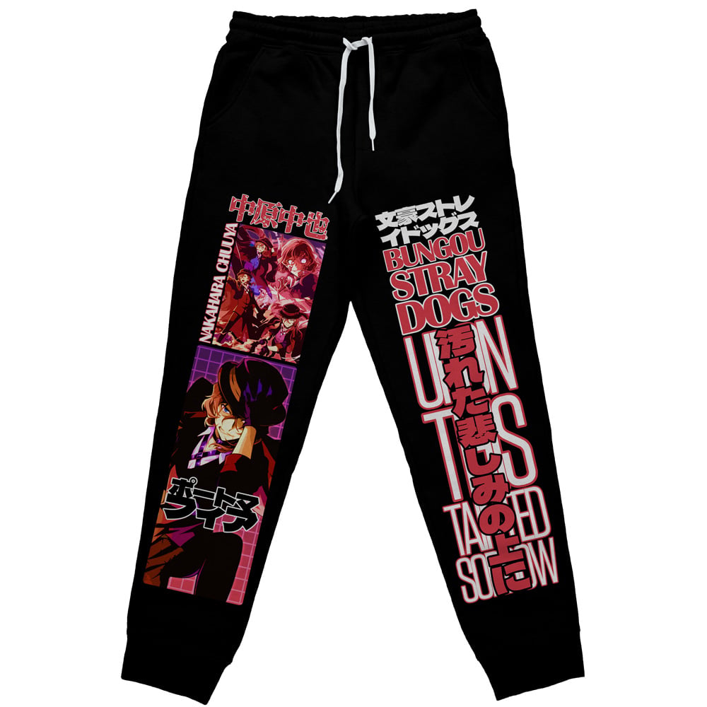 Nakahara Chuuya Bungou Stray Dogs" Streetwear Sweatpants