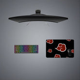 Naruto Red Clouds Design M-XXL Size Gaming Mouse Pad Computer Desk Mat - Kurodrip