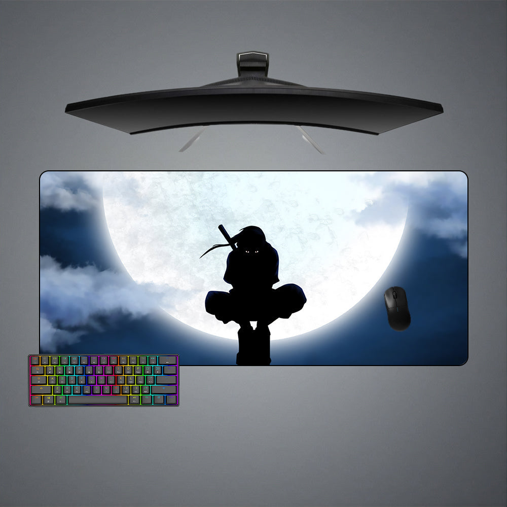 Uchiha Itachi Moon Size Gaming Mouse Pad - Kurodrip