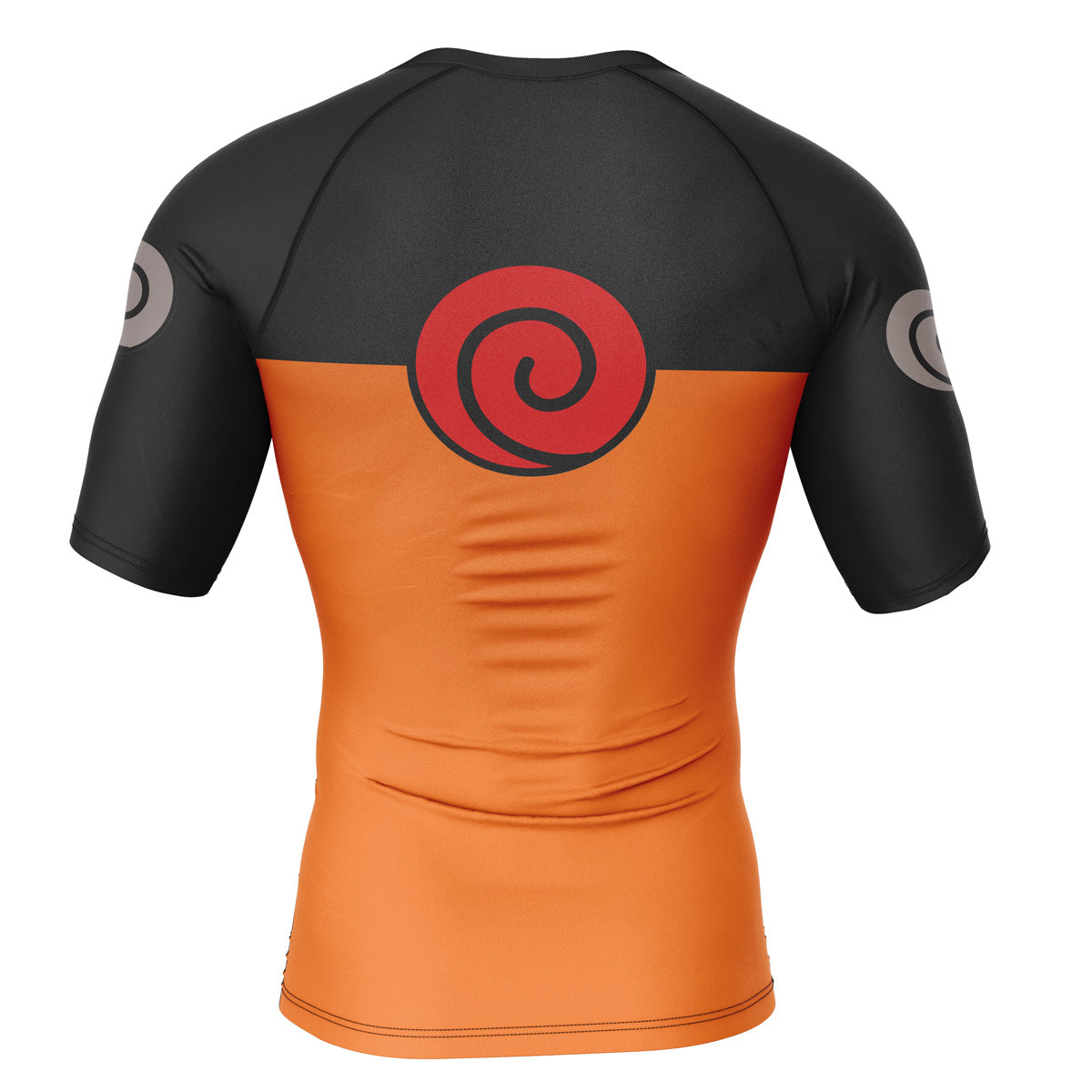 Naruto Uzumaki Short Sleeve Rash Guard Compression Shirt
