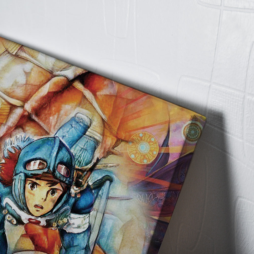 Nausicaa of the Valley of the Wind Studio Ghibli Canvas Print Wall Art - Kurodrip