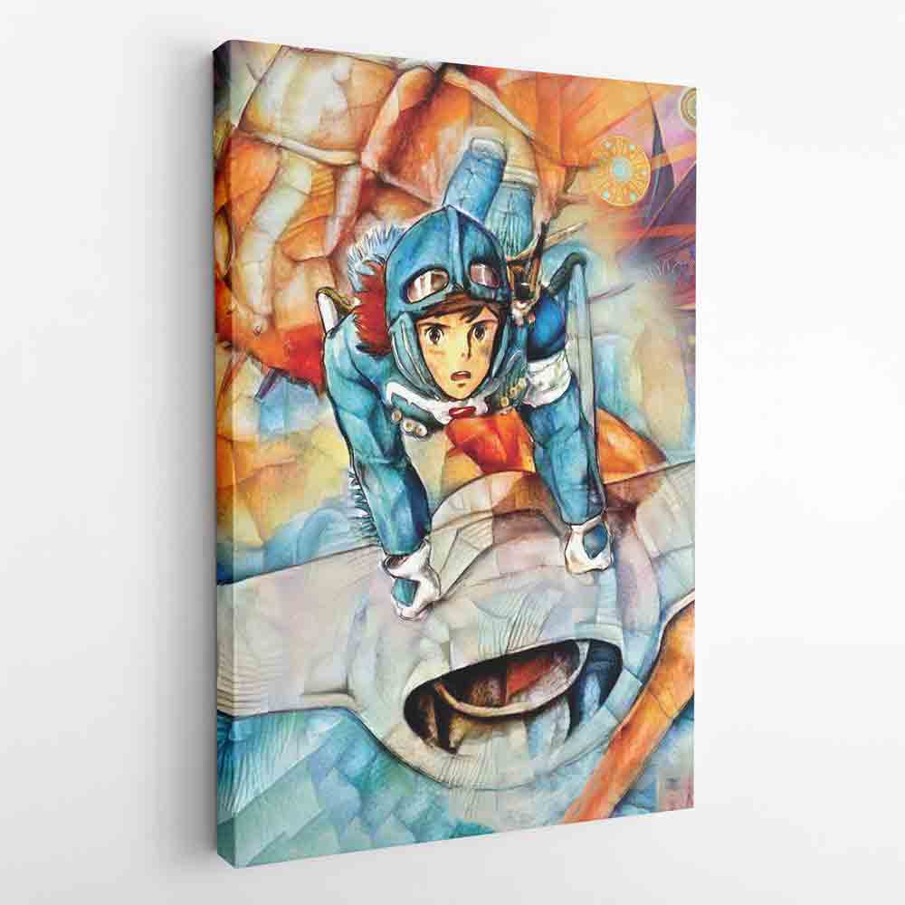 Nausicaa of the Valley of the Wind Studio Ghibli Canvas Print Wall Art - Kurodrip