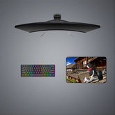 Nyan Koi Cats Design M-XXL Size Gaming Mouse Pad, Computer Desk Mat