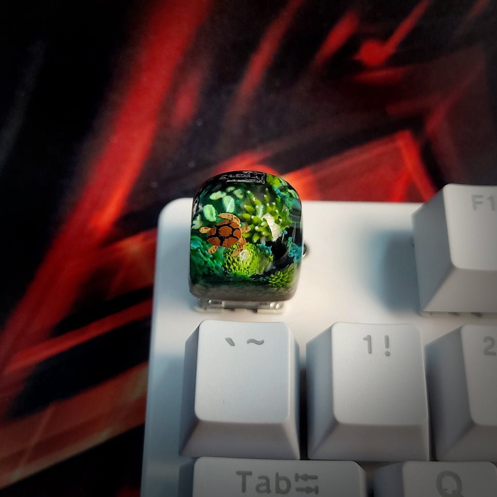 Kurodrip "Coral" A Coral Reef Resin Keycap - Kurodrip