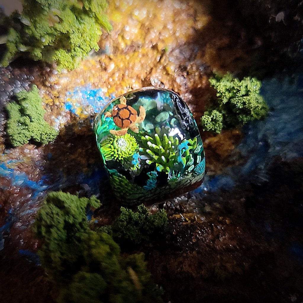 Kurodrip "Coral" A Coral Reef Resin Keycap - Kurodrip