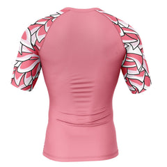 Doflamingo One Piece Short Sleeve Rash Guard Compression Shirt