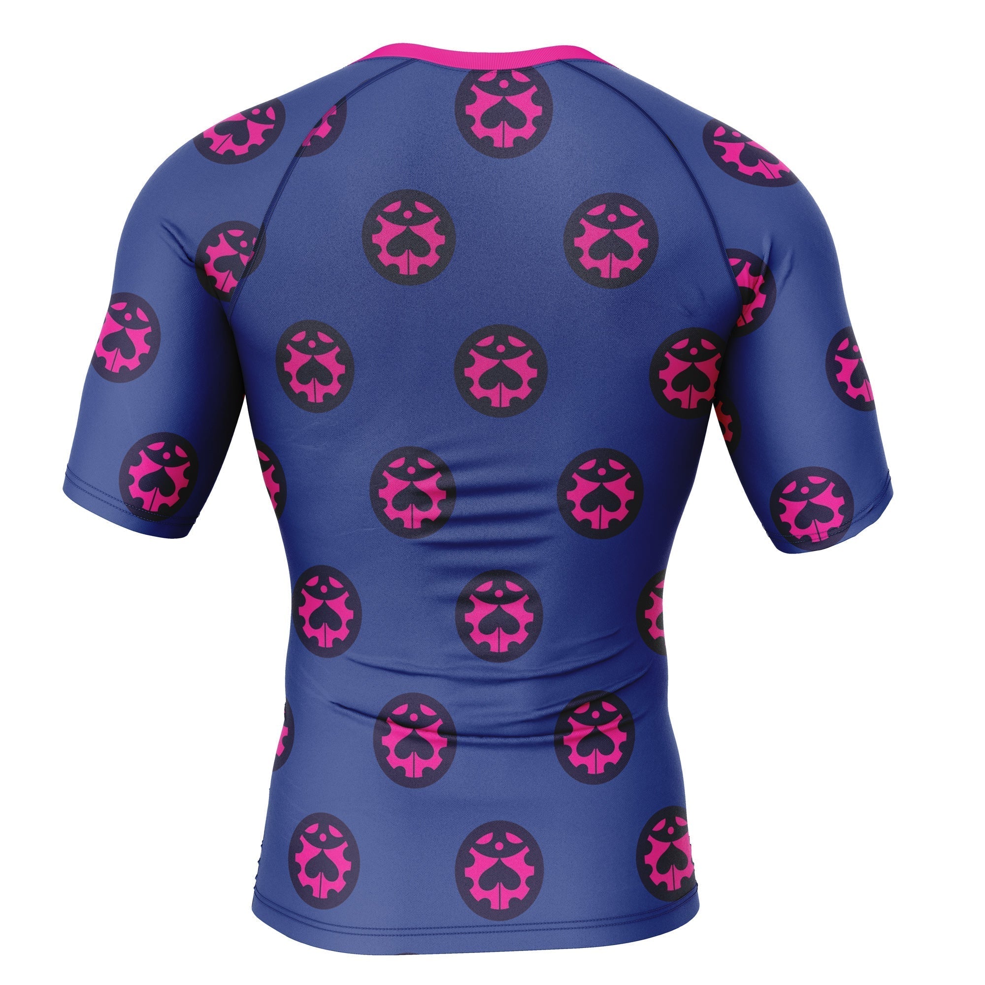 Giorno Giovanna Manga Jojo's Bizarre Adventure Short Sleeve Rash Guard Compression Shirt