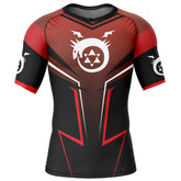 Homunculus Fullmetal Alchemist Short Sleeve Rash Guard Compression Shirt