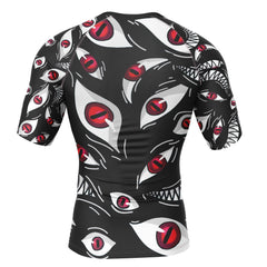 Pride Full Metal Alchemist Short Sleeve Rash Guard Compression Shirt