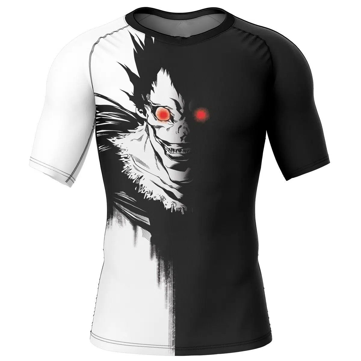 Ryuk Death Note Short Sleeve Rash Guard Compression Shirt