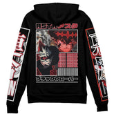Asta Black Clover" Streetwear Zip Hoodie Jacket
