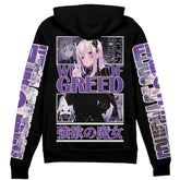 Echidna Re Zero" Streetwear Zip Hoodie Jacket