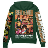 Eren Yeager Attack on Titan" Streetwear Zip Hoodie Jacket