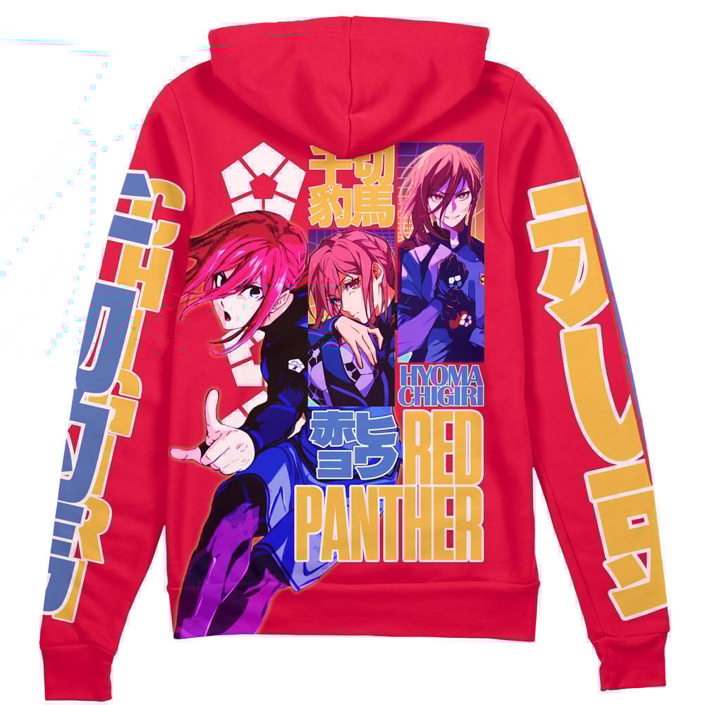 Hyoma Chigiri Blue Lock" Streetwear Zip Hoodie Jacket