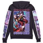 Jotaro Kujo Jojo's Bizarre Adventure" Streetwear Zip Hoodie Jacket