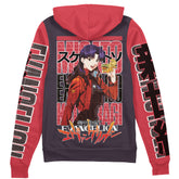 Misato Katsuragi Neon Genesis Evangelion" Streetwear Zip Hoodie Jacket