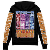 Old Generation Yonko One Piece" Streetwear Zip Hoodie Jacket