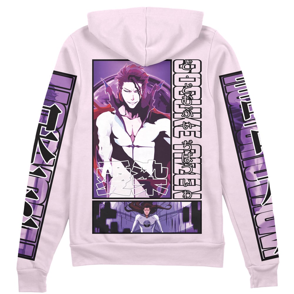 Sosuke Aizen Bleach Streetwear Zip Hoodie Jacket