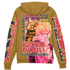 Thorfinn Vinlad Saga" Streetwear Zip Hoodie Jacket